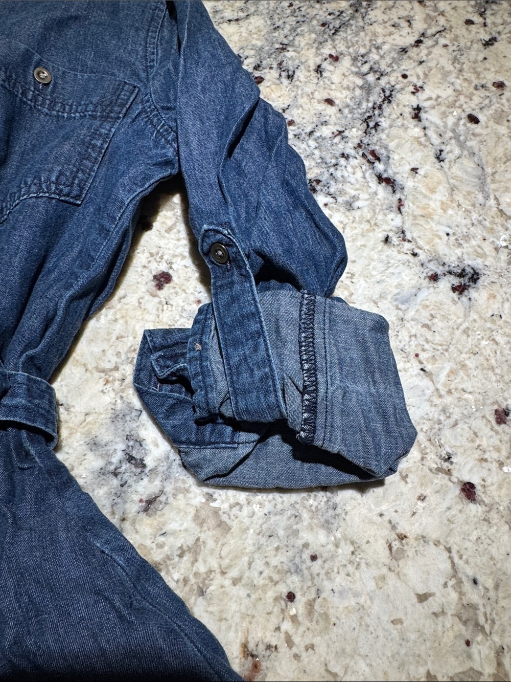 Banana Republic Denim Button-Up Shirt Dress in Blue - Picture 7 of 10